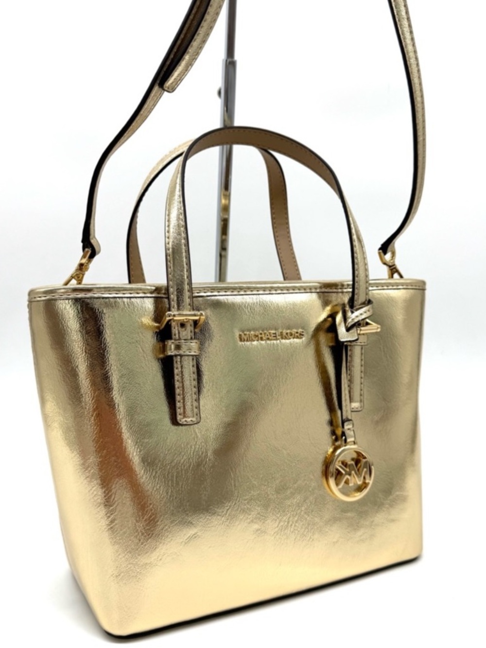 Michael Kors Jet Set Travel XS TZ Tote Bag Gold
